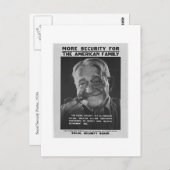 社会保障グランドパ, 1930s - カスタマイズ ポストカード (正面/裏面)