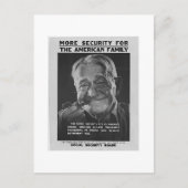 社会保障グランドパ， 1930s - カスタマイズ ポストカード (正面)