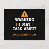 社会保障事務員 ポストカード (正面)