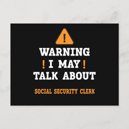 社会保障事務員 ポストカード (正面)