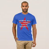 社会保障制度の資格を得ました Tシャツ (正面フル)