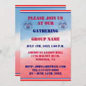 社会保障行政イベント招待状 招待状 (正面/裏面)