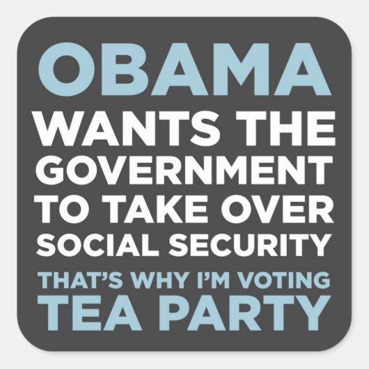 社会保障 スクエアシール (正面)