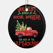 社会労働者の中で最も陽気な集団 セラミックオーナメント (左)