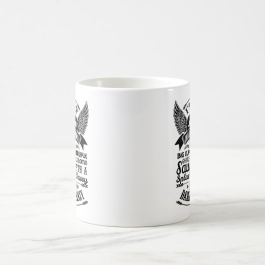 社会勉強先生Mug Geft For Women Mean コーヒーマグカップ (中央)