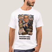 社会化された損失、私有化された利益 Tシャツ (正面)
