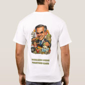 社会化された損失、私有化された利益 Tシャツ (裏面)