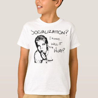 社会化は傷つくか? Tシャツ