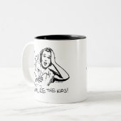 社会化を忘れました ツートーンマグカップ (正面左)