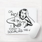 社会化を忘れました マウスパッド (マウス)