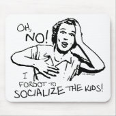 社会化を忘れました マウスパッド (正面)