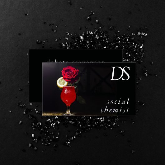 社会化学者 |モダンイベントまたはパーティー 名刺