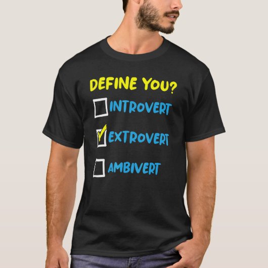 社会外向性人格の外向性2 Tシャツ (正面)