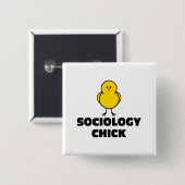 社会学のひよこ 缶バッジ (正面&裏面)