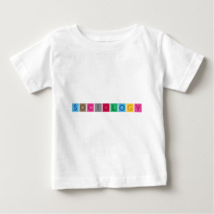 社会学の乳児のTシャツ ベビーTシャツ