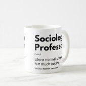 社会学教授の面白い定義 コーヒーマグカップ (正面右)