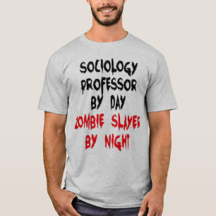 社会学教授ゾンビ・ジョーク Tシャツ