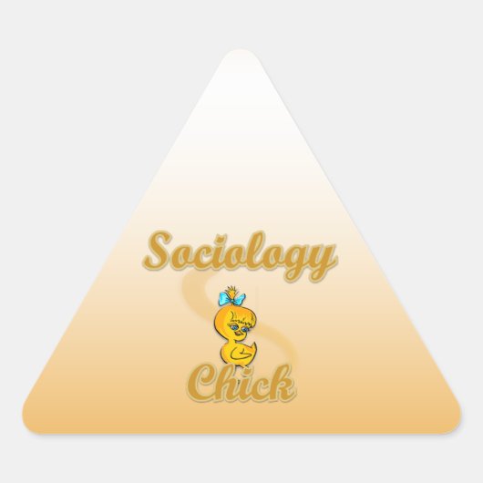 社会学研究 三角形シール (正面)