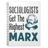 社会学者が最高のマルクス社会学を手に入れる ノートブック (正面)
