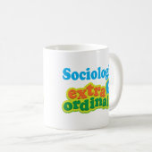 社会学者の非凡なギフトのアイディア コーヒーマグカップ (正面右)