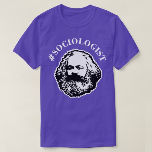 社会学者マルクス Tシャツ (デザイン正面)