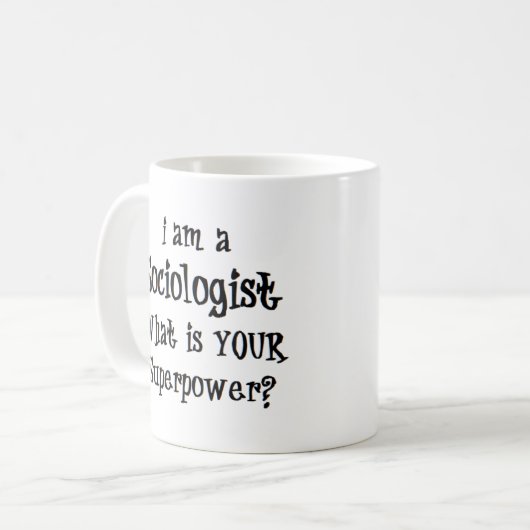 社会学者 コーヒーマグカップ (正面左)