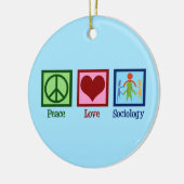 社会学講和愛社会学教授 セラミックオーナメント (左)