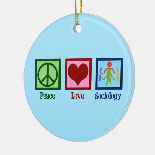 社会学講和愛社会学教授 セラミックオーナメント (左)