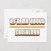 社会学頼について ポストカード (正面/裏面)