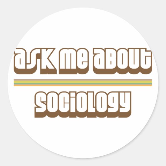 社会学頼について ラウンドシール (正面)