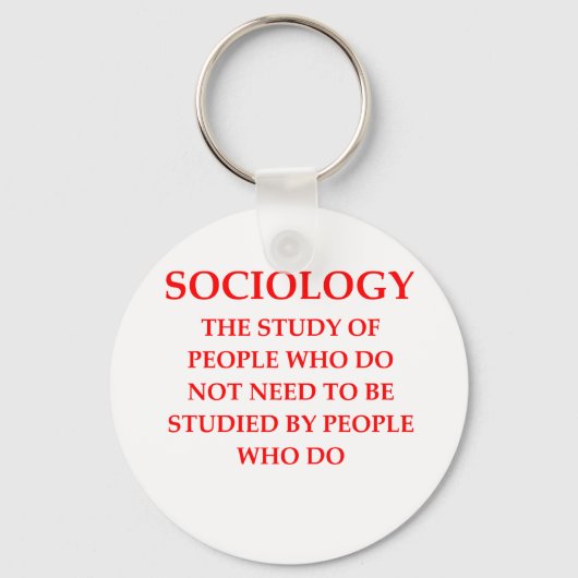 社会学 キーホルダー (正面)