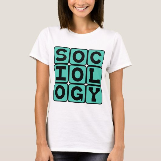社会学、人間の行動の研究 Tシャツ (正面)
