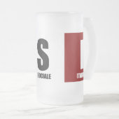 社会性ビラ フロストグラスビールジョッキ (正面右)