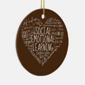 社会情緒的学ハートカウンセラー先生 セラミックオーナメント (右)