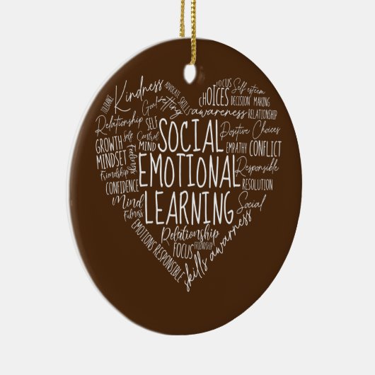 社会情緒的学ハートカウンセラー先生 セラミックオーナメント (右)