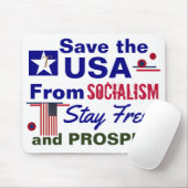 社会救主義のための米国は自由で繁栄する マウスパッド (マウス)