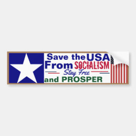社会救主義のアメリカ バンパーステッカー