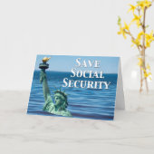 社会救保障 カード (黄色い花)