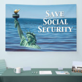 社会救保障 横断幕 (トレードショー)