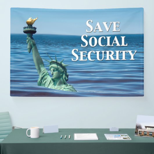 社会救保障 横断幕 (トレードショー)