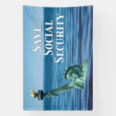 社会救保障 横断幕 (縦)