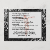 社会正義の十字架 ポストカード (正面)