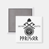 社会正義の戦士の紋章 マグネット (正面/裏面)