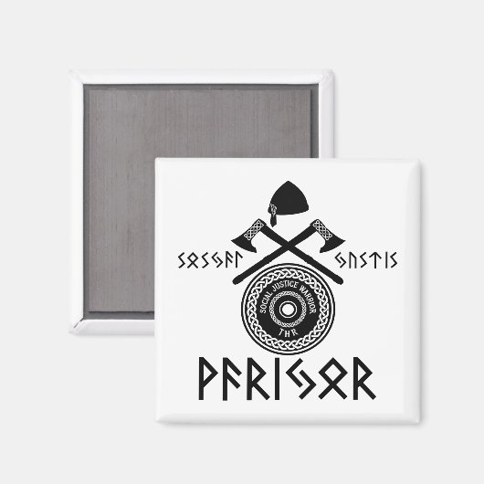 社会正義の戦士の紋章 マグネット (正面/裏面)