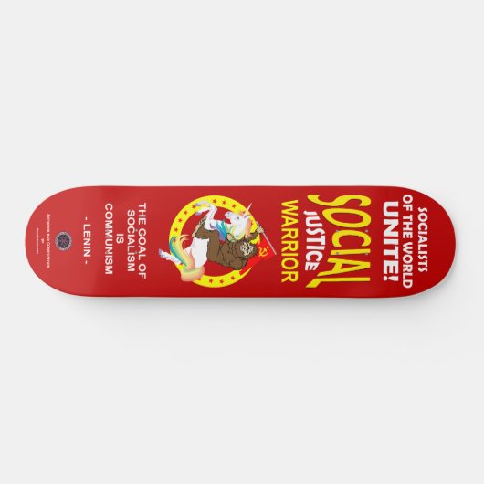 社会正義の戦士 スケートボード (横)