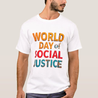 社会正義は平等の原則を具現化している。 Tシャツ