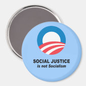 社会正義は社会主義ではない マグネット (正面/裏面)
