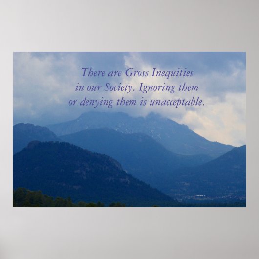 社会正義ポスター ポスター (正面)