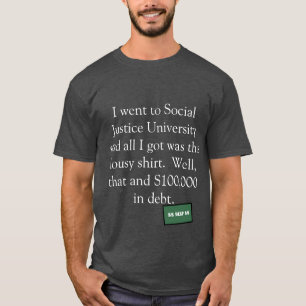 社会正義大学ワイシャツ Tシャツ