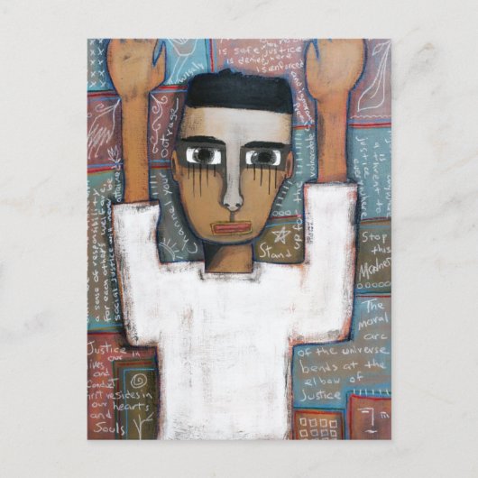 社会正義 ポストカード (正面)